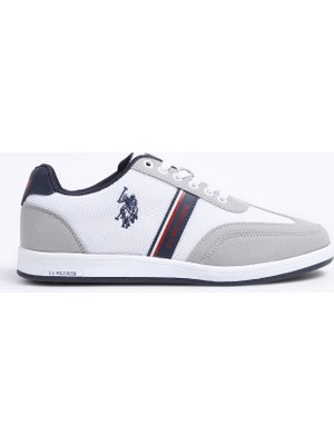 U.S. Polo Assn. Beyaz Erkek Sneaker Kares 3fx