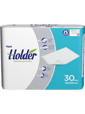 Holder Yatak Koruyucu 30 Adet Yumuşak İpeksi Yüzey ile Sıvı Geçirmeyen Koruma Sağlar