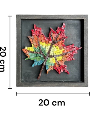 Mozaik Hobi Yaprak Smalti Mozaik Kit - Mevsimler Serisi (Sonbahar)