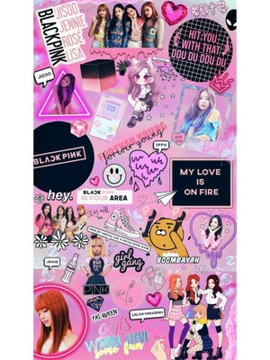 Anime And Your World Blackpink Defter Yeni Model 1 Adet Özel Tasarım A4 Boyutu 21*29 cm Telli Kareli Büyük Boy Defter