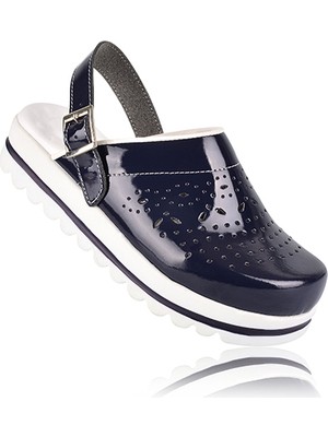 Footflex Ortopedik Rugan Tokalı Sabo Klasik Hastane Doktor Hemşire Terliği Mbs 205