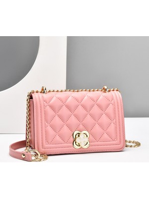 Marco Kadın Çantası 2023 Yeni Moda Küçük Koku Eşkenar Dörtgen Zincir Çanta Moda High-End Trend Basit Mizaç Kadın Omuzdan Askili Çanta (Yurt Dışından)