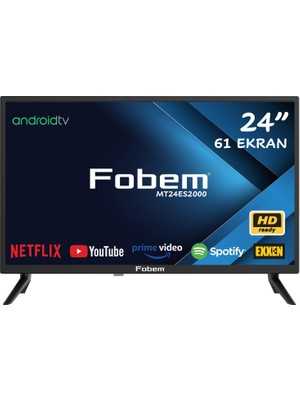 Fobem MT24ES2000 24" 60 Ekran Uydu Alıcılı HD Ready Smart LED TV