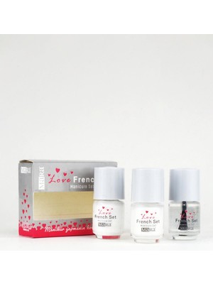 Mara Love French Manicure Set 3'lu 5 ml