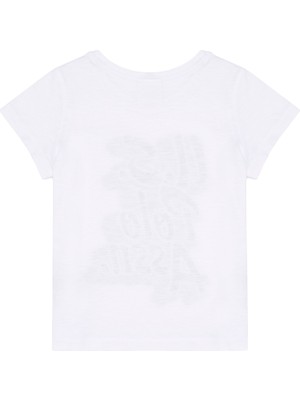 U.s. Polo Assn. Kız Çocuk Beyaz T-Shirt 50252452-VR013