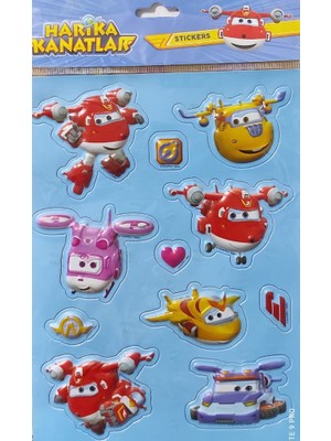 Cem Kırtasiye Harika Kanatlar Stıckers 3D 2 Paket