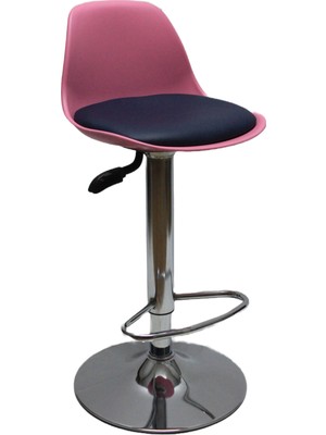 Lenatech Pembe Deri Tabure