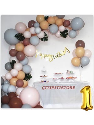 Çıtı Pıtı Store 1 Yaş Lüks Balon Zincir Set