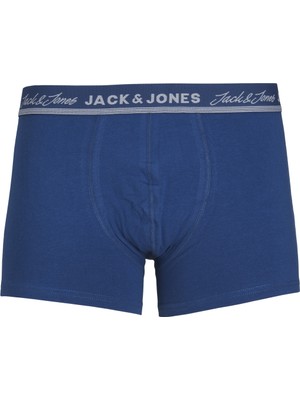 Jack & Jones Logolu Boxer & Çorap Seyahat Kiti- Solid