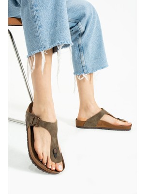 Friend & Trend Kadın Vizon Anatomik Parmak Arası Terlik FT160