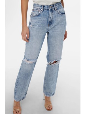 Only 15250328-23Y Onlrobyn x Hw St L Ak Ds Dnm DOT478NOOS Kadın Jean Pantolon