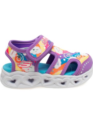 Skechers 302977 N Heart Lights Sandal Cutie Clouds Çocuk Sandalet