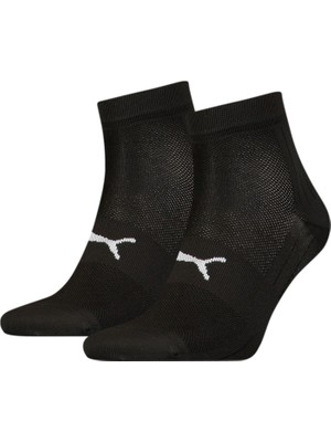 Puma Sport Kısa Çorap Nem Yönetimi Teknolojisiyle 2'li Paket Siyah Renk Unisex