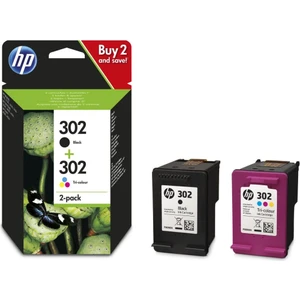 Hp 302 Siyah ve Renkli Avantaj Paket Orjinal Kartuş