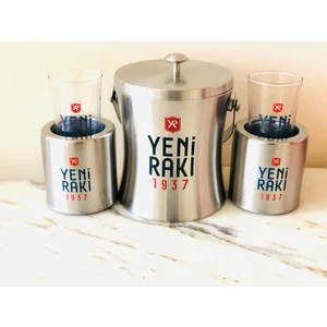 Poyraz Sanat Yeni Rakı Ehlikeyf + Yeni Rakı Buz Kovası + Yeni Rakı Bardağı