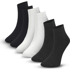 Bambu Dikişsiz Kokulu 3 Adet Erkek Kısa Konç Çorap