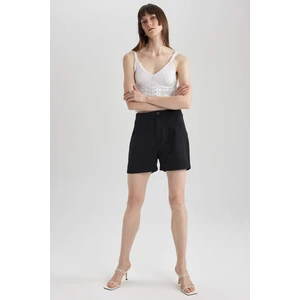 Regular Fit Yüksek Bel Mini Şort Y2900AZ23HS