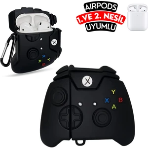 Airpods 1. ve 2. Nesil Uyumlu Oyun Konsolu Figürlü Sevimli Koruyucu Silikon Kılıf