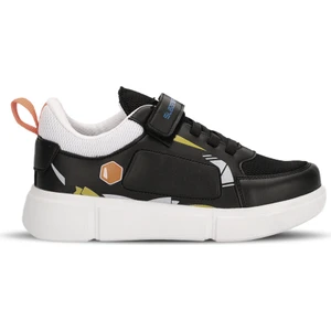 KEPA IN Erkek Çocuk Sneaker Koşu & Yürüyüş Ayakkabısı Siyah / Beyaz