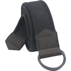 Anatolia Craft Siyah D Tokalı Siyah Derili Erkek Kadın Kız Dokuma Siyah Taktik Spor Kot Kanvas Bez Kemer