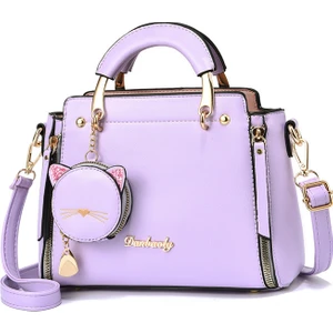 Kadın Çantası 2023 Yeni Moda Tatlı Bayan Çanta Rahat Kişilik Kedi Omuz Askılı Çanta Trendi (Yurt Dışından)