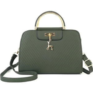 Kadın Çantası Yeni 2023 Moda Kabartmalı Çanta Basit Geyik Gelin Çantası Tek Omuz Messenger Çanta (Yurt Dışından)