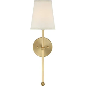 BSA Lighting Pars Tekli Eskitme Aplik (Krem Renk Abajurlu)Yatak Odası, Oturma Odası, Çocuk Odası Için Kullanıma Uygundur