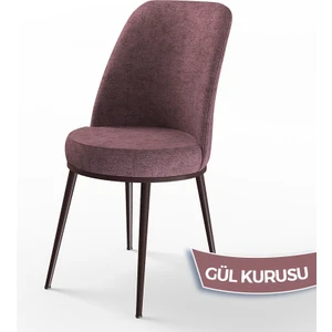 Concept Dexa Serisi Üst Kalite Mutfak Sandalyesi Metal Kahverengi Iskeletli 1 Adet  Sandalye