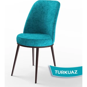 Concept Dexa Serisi Üst Kalite Mutfak Sandalyesi Metal Kahverengi Iskeletli 1 Adet  Sandalye