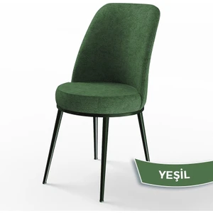 Concept Dexa Serisi Üst Kalite Mutfak Sandalyesi Metal Siyah Iskeletli 1 Adet  Sandalye