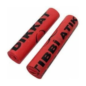 Tıbbi Atık Poşeti Jumbo Boy 80X110CM 800 gr Tıbbi Atık Çöp Torbası Kırmızı