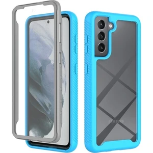 Simple Life Samsung Galaxy S21 Fe 5g Için Shockproof Bumper Yerleşik Ekran 360 Tam Koruma Kılıf Kapaklı (Yurt Dışından)