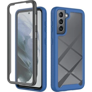 Simple Life Samsung Galaxy S21 Fe 5g Için Shockproof Bumper Yerleşik Ekran 360 Tam Koruma Kılıf Kapaklı (Yurt Dışından)