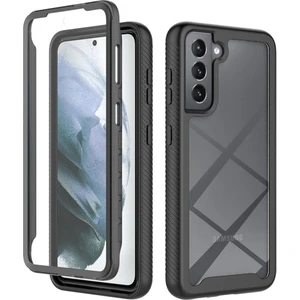 Simple Life Samsung Galaxy S21 Fe 5g Için Shockproof Bumper Yerleşik Ekran 360 Tam Koruma Kılıf Kapaklı (Yurt Dışından)