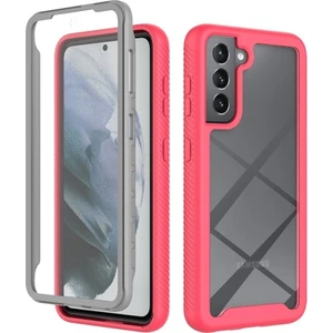 Simple Life Samsung Galaxy S21 Fe 5g Için Shockproof Bumper Yerleşik Ekran 360 Tam Koruma Kılıf Kapaklı (Yurt Dışından)