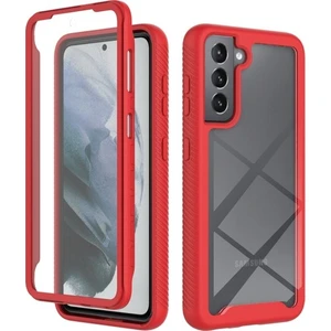 Simple Life Samsung Galaxy S21 Fe 5g Için Shockproof Bumper Yerleşik Ekran 360 Tam Koruma Kılıf Kapaklı (Yurt Dışından)