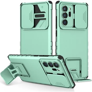 Simple Life Samsung Galaxy NOTE20 Ultra Pc + Yumuşak Tpu Kamera Sürgülü Pencere Koruyucu Kılıf (Yurt Dışından)