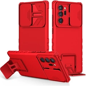 Simple Life Samsung Galaxy NOTE20 Ultra Pc + Yumuşak Tpu Kamera Sürgülü Pencere Koruyucu Kılıf (Yurt Dışından)