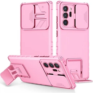 Simple Life Samsung Galaxy NOTE20 Ultra Pc + Yumuşak Tpu Kamera Sürgülü Pencere Koruyucu Kılıf (Yurt Dışından)