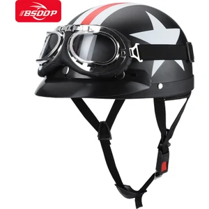 Beautiful Youth Motosiklet Yarım Kask (Yurt Dışından)