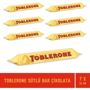 Sütlü Bar Çikolata 35 gr - 7 Adet
