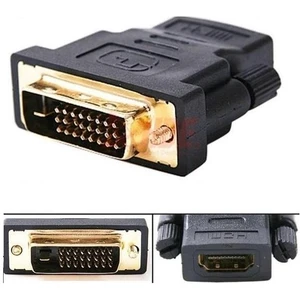 Temiz Pazar HDMI Dişi Dvi (24+1) Erkek Çevirici Dönüştürücü Adaptor Tv LCD Monitör Kasa Pc Laptop