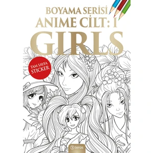 Teras Kitap Anime Boyama Cilt I: Girls