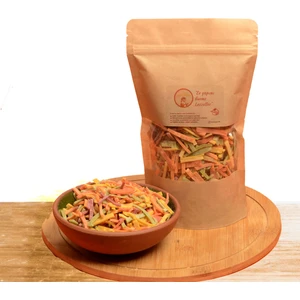 Lezzetli Renkler Ev Yapımı Sebzeli Renkli Erişte 250 gr