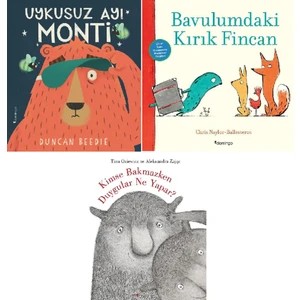 Uykusuz Ayı Monti - Bavulumdaki Kırık Fincan - Kimse Bakmazken Duygular Ne Yapar? - 3 Kitap