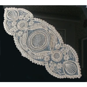 Bej Oval Runner