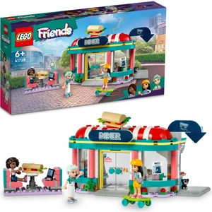 LEGO® Friends Heartlake Şehir Merkezi Restoranı 41728 6 Yaş ve Üzeri Için Liann, Aliya ve Charli Mini Bebeklerini Içeren Oyuncak Yapım Seti (346 Parça)
