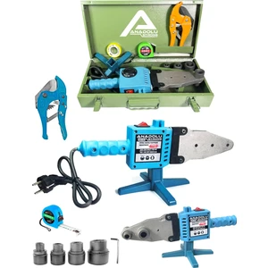 Anadolu Strong Anadolustrong  Pprc 1300 Watt Boru Kaynak Büyük Makina Seti Plastik Boru Kaynak Makinesi