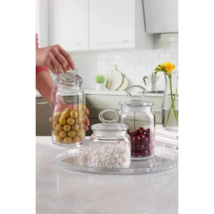 Kitchen Slim 3 Lü Cam Kavanoz Seti 1130 cc,860 cc,575 cc