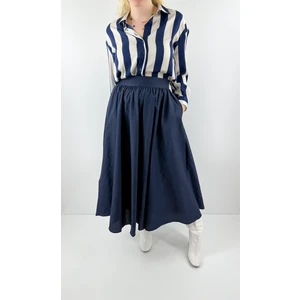 Lacivert Maxi Etek